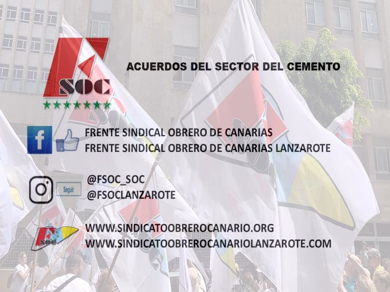 Acuerdos del sector del Cemento